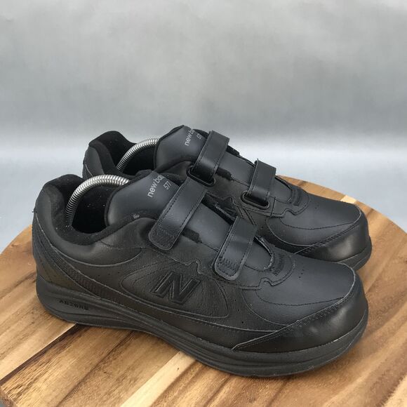 New‎ Balance 577 v1 Walking Shoes Womens 12 2E Black Adjustable Low Top - Picture 1 of 8